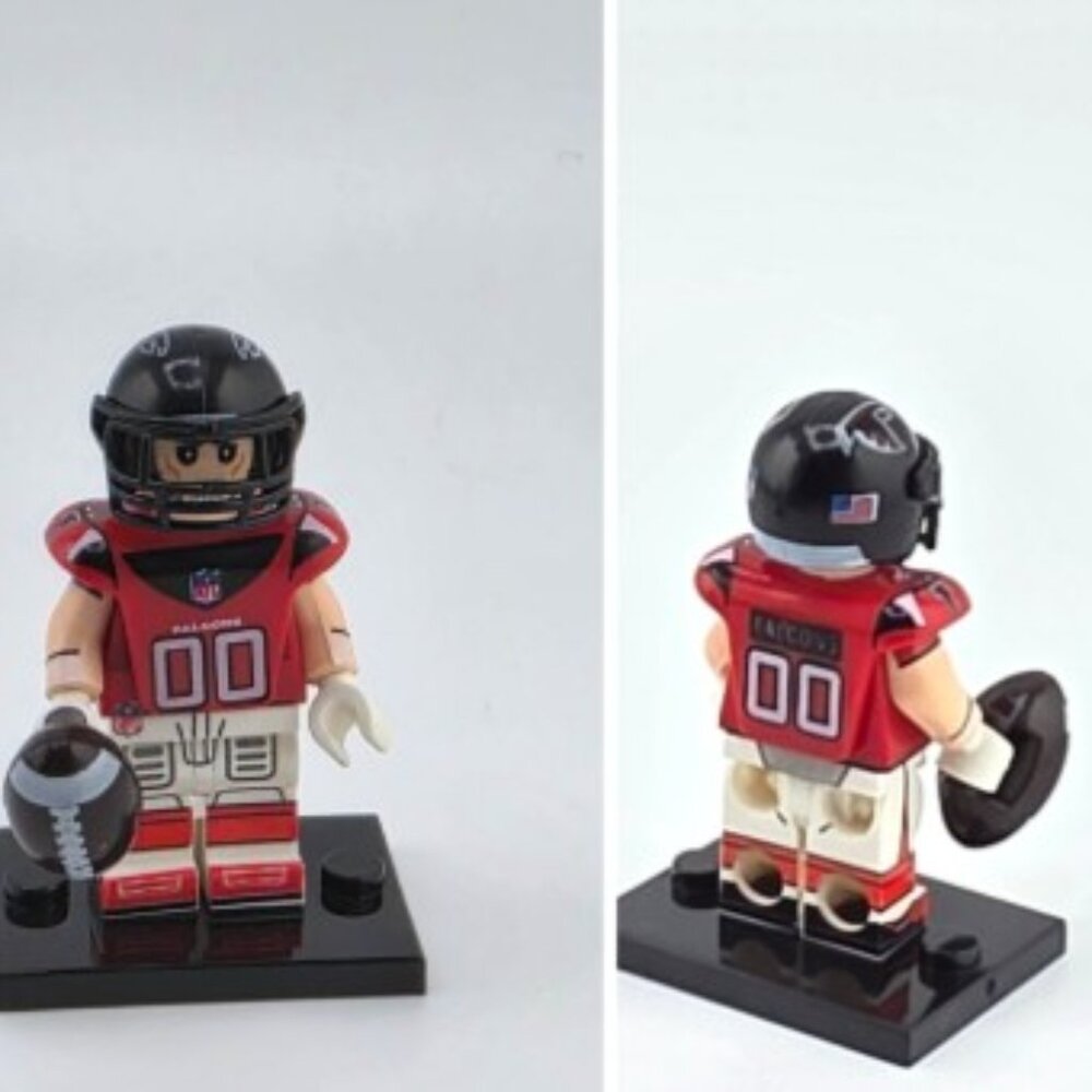 ATLANTA FALCONS Lego Compatible Atlanta Falcons Minifigure NFL Football